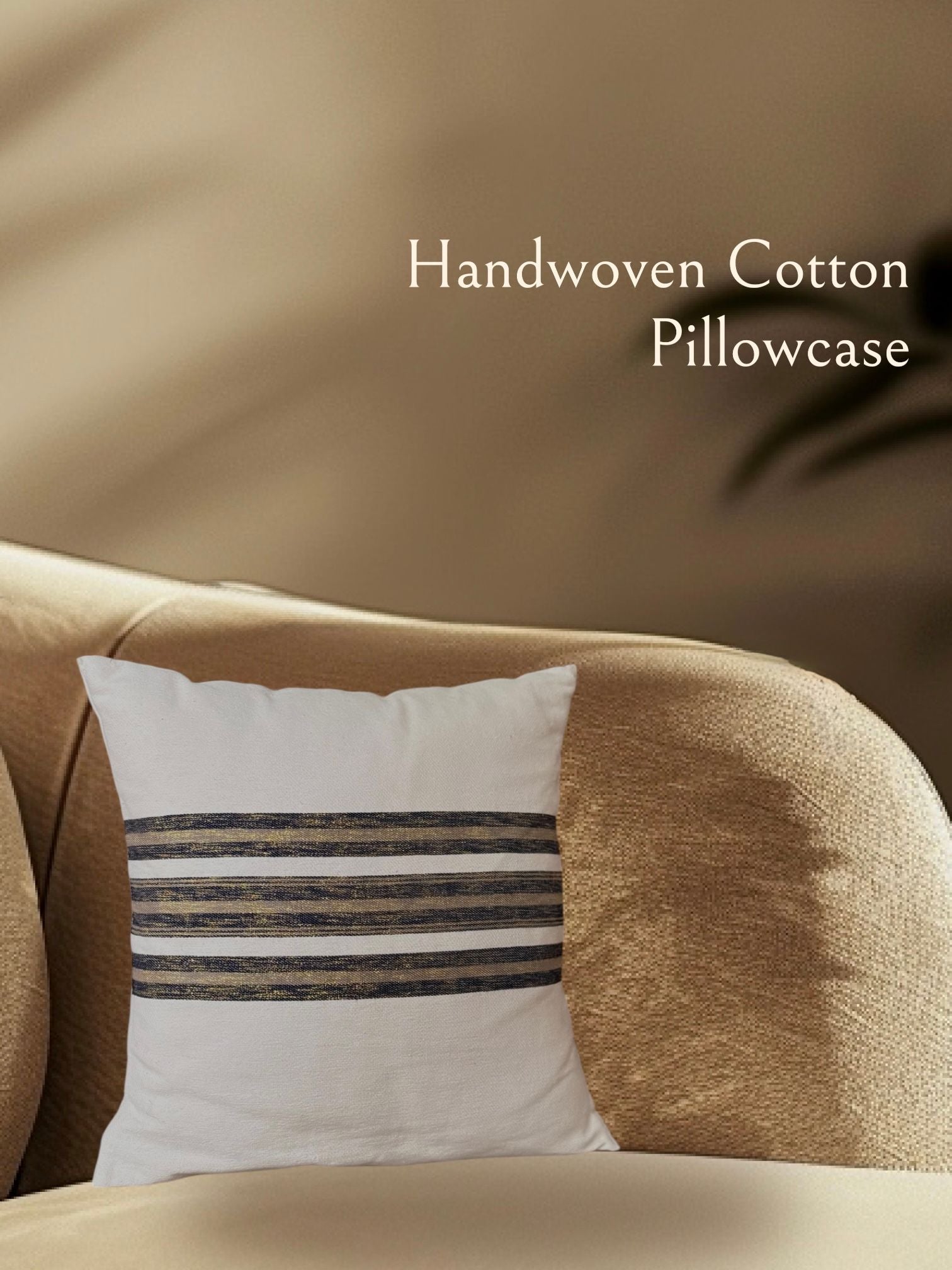 LK-L-005 - Handwoven Cotton Pillowcase