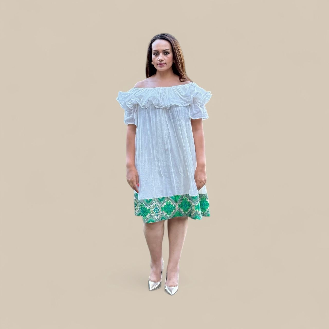LK-W-015 - Short Menen Dress