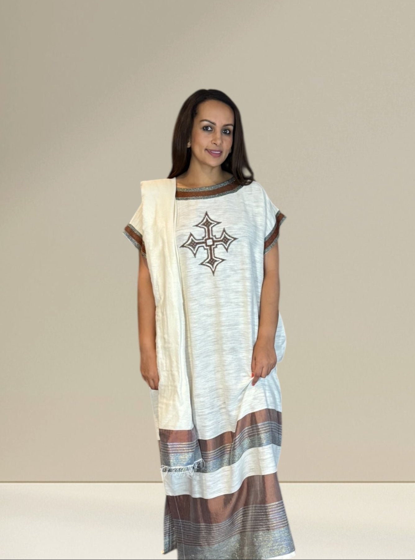 LK-W-009 - Cotton Fetel Dress