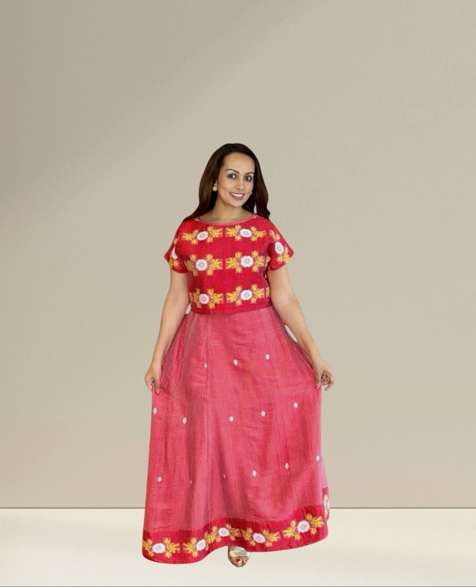 LK-W-003 - Two Piece Saba Dress