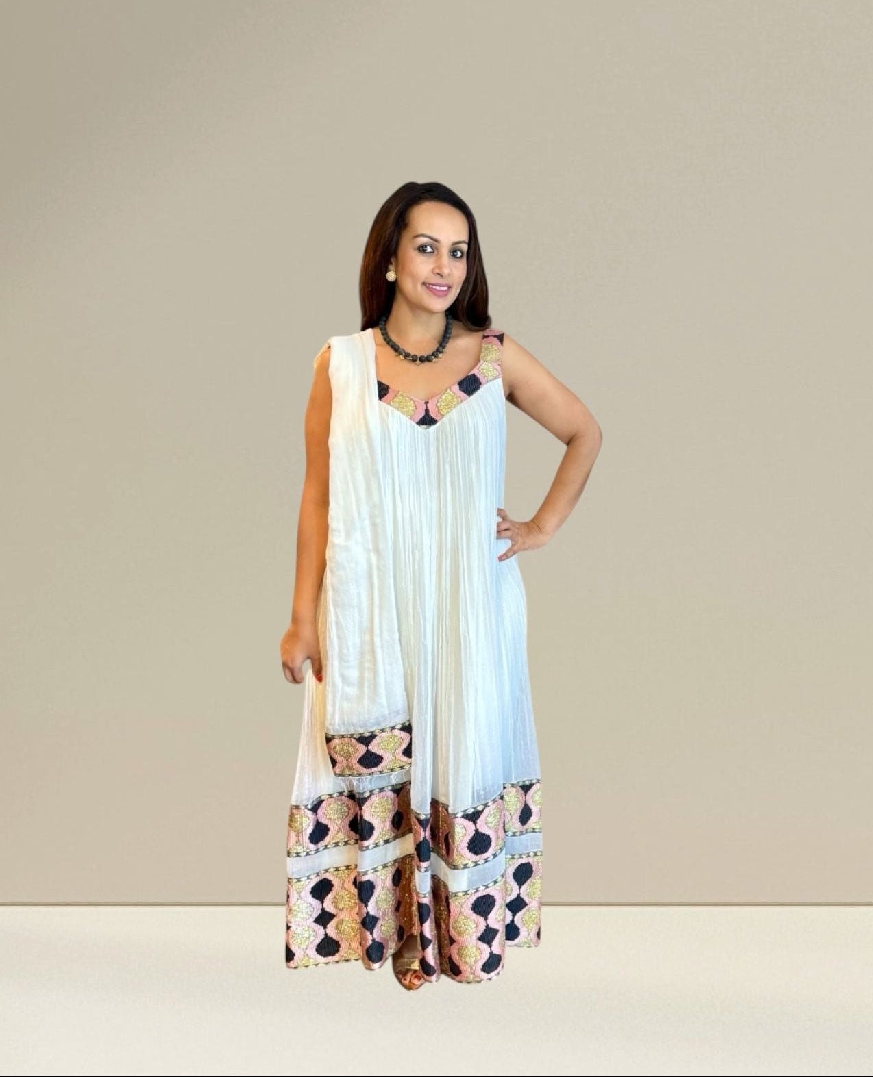 LK-W-008 - Cotton Casual Dress
